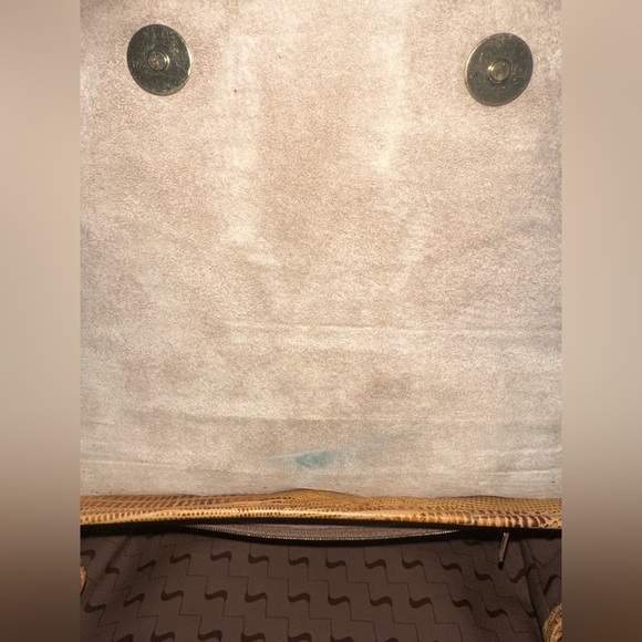 Vintage Sharif Snakeskin Crossbody western Bohemian bag - Picture 6 of 7